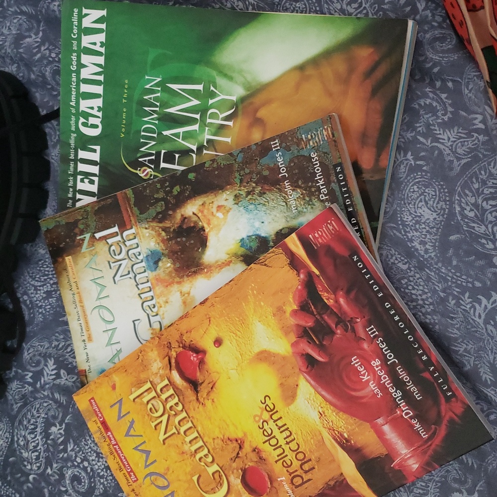 Neil Gaiman Sandman Graphic Novels Set  Vol. 1 2 3